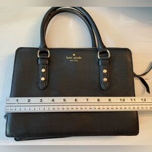 Kate Spade black leather bag